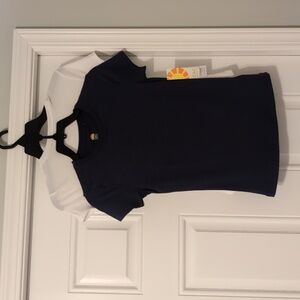 NWT 2 Pack C&C California Classic White And Navy Tees